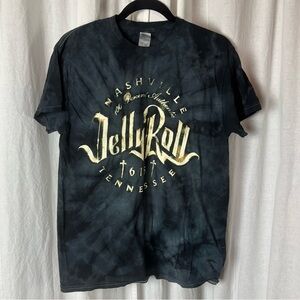 Jellyroll “No One Is Too Far Gone” Concert Band Tee Unisex Medium Black Tie Dye